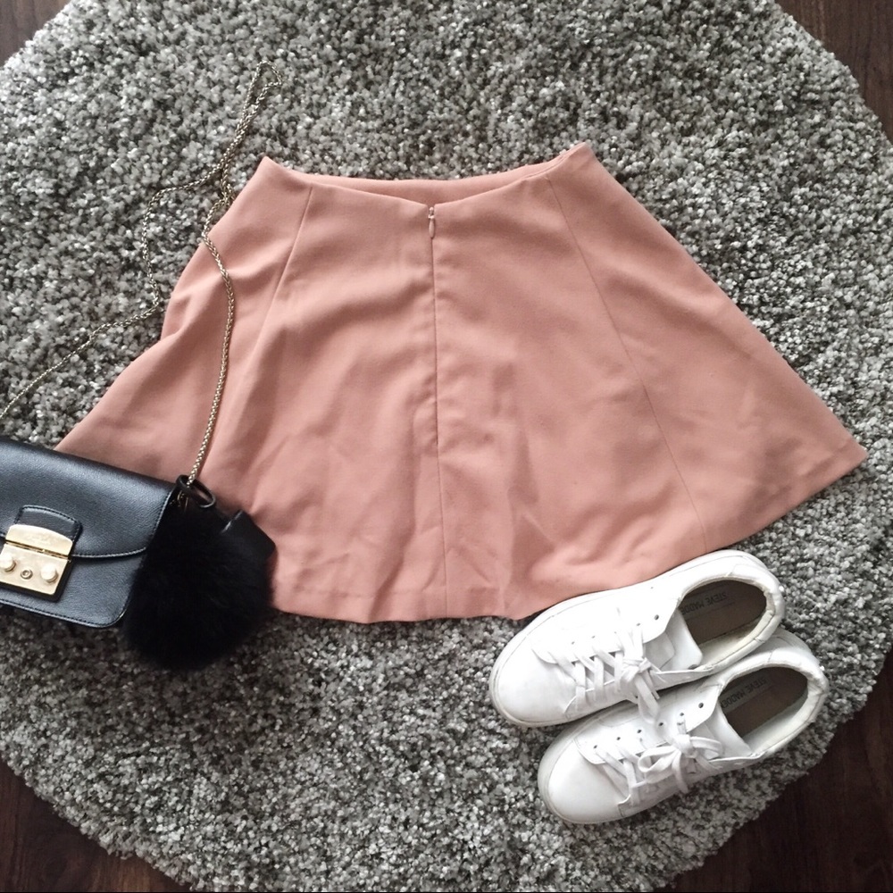 Blush Mini A-line Skirt - Picture 3 of 3